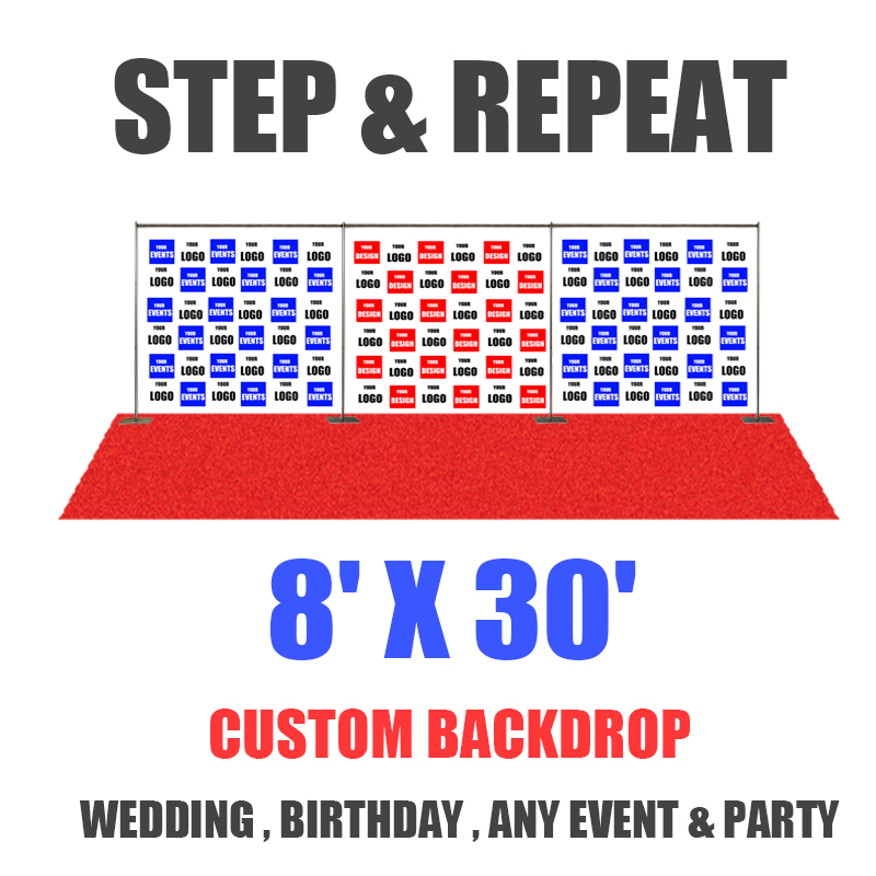 8 X 30 Step Repeat Backdrop Eventbackdropbanners Com